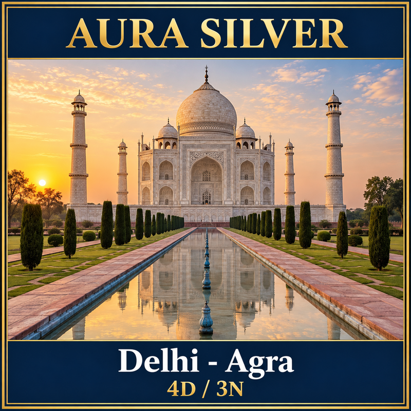 Delhi and Agra
